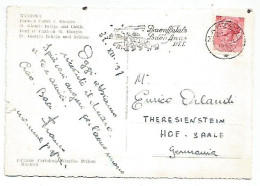 Isolati Estero Turrita Stelle L.35 Mantova 31dic1957 X Germania - 1946-60: Poststempel