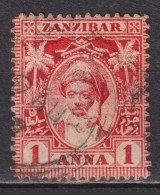 Timbre Oblitéré  De Zanzibar De 1901 YT 55 MI 53 - Zanzibar (...-1963)