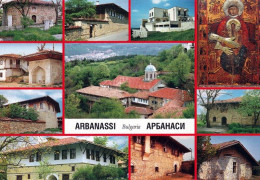 1 AK Bulgarien / Bulgaria * Ansichten Von Arbanassi Bildmitte Das Kloster Hl. Nicolas, Weitere Kierchen Und Hist. Häuser - Bulgaria