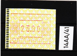 14AA/41  ÖSTERREICH 1983 AUTOMATENMARKEN 1. AUSGABE  23,00 SCHILLING   ** Postfrisch - Automaatzegels [ATM]