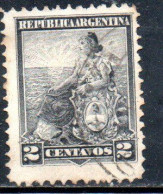 ARGENTINA 1899 1903 LIBERTY SEATED 2c USED USADO OBLITERE' - Used Stamps