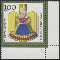 1487 Rauschgoldengel 100+50 Pf ** FN1 - Nuevos