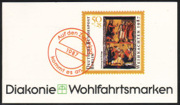 Diakonie/Weihnachten 1987 Anbetung Der Könige 50 Pf, 5x797, Postfrisch - Cristianismo