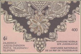Jugoslawien Markenheftchen 1 Volkstrachten 1986, ** Postfrisch - Postzegelboekjes