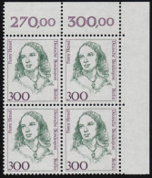 849 Frauen 300 Pf Eck-Vbl. Or ** Postfrisch - Neufs