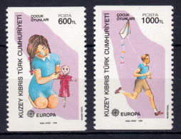 Europaunion 1989 Türkisch-Zypern 249-250C, Satz ** / MNH Aus MH - Sonstige & Ohne Zuordnung