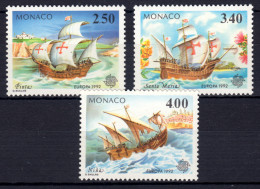 Europaunion 1992 Monaco 2070-2072, 3 Werte, Satz ** / MNH - Sonstige & Ohne Zuordnung