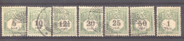 Luxembourg  -  Taxes  :  Mi  1-7  (o) - Postage Due