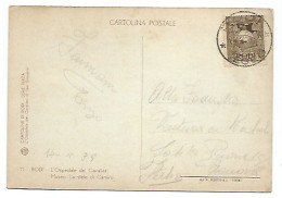 Rodi Egeo Pittorica C.10 D.14 Isolato Cart. Data & Firma 14apr1939 X Genova - Egée