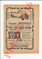 Publicité Jacques Brencklé Troyes Voiture Ancienne à Identifier Distillerie Liqueur Sester Jarre Paupe (Viard Billiot) - Unclassified