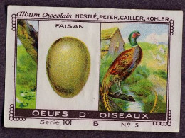 Nestlé - 101B - Oeufs D'oiseaux, Bird Eggs - 5 - Faisan, Pheasants - Nestlé