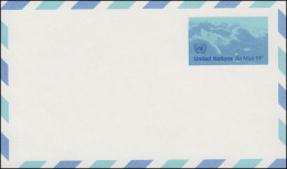 UNO New York Luftpostkarte LP 10 Wolkenbildung 11 Cent 1975, Ungebraucht ** - Other & Unclassified