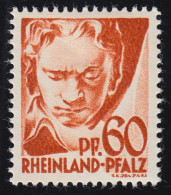 Rheinland-Pfalz 12yv IV Freimarke 60 Pf. ** - Rheinland-Pfalz