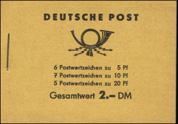 MH 3b2 Fünfjahrplan 1961 Klammer 17 Mm - Postfrisch - Markenheftchen