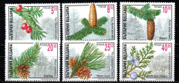 Bulgarien 1996 - Mi.Nr. 4208 - 4213 - Postfrisch MNH - Bäume Trees - Arbres