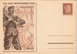 Ganzsache: Tag Der Briefmarke 1942 1942 Axter Heudtlaß Ostland - Ohne Zuordnung