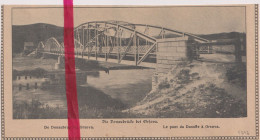 Oorlog Guerre 14/18 - Orsova - De Donaubrug, Le Pont Du Danube - Orig. Knipsel Coupure Tijdschrift Magazine - 1916 - Non Classés