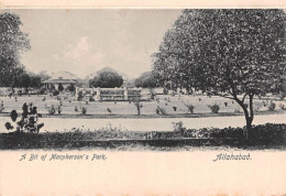 ALLAHABAD - PRAYAGRAJ, UTTAR PRADESH, INDIA - MACPHERSON'S PARK ~ A VINTAGE CARD #240319a - Indien