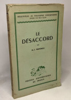 Le Désaccord - Psychologie/Philosophie