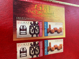 Hong Kong Stamp 2007 MNH Joint Issued Fine Woodwork Finland - Briefe U. Dokumente