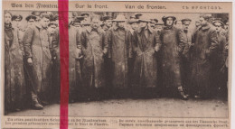 Oorlog Guerre 14/18 In Vlaanderen - Amerikaanse Gevangenen  - Orig. Knipsel Coupure Tijdschrift Magazine - 1917 - Non Classés