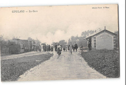 CPA 72 Coulans La Gare Et Le Train Tramway - Otros & Sin Clasificación