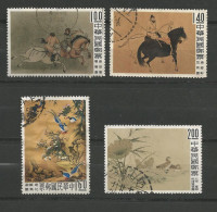 FORMOSE (TAIWAN) N° 327 + N° 328 + N° 329 + N° 330 OBLITERE - Used Stamps