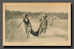 CAMP De MAILLY  Au Camp Des Indiens On Va Preparer Le Repas Bazar Militaire  (scan Recto-verso) PFRCR00025 P - Mailly-le-Camp