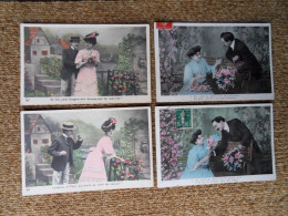 LOT 800 CPA Fantaisie Thème Couples   -Quelques Scans Disponibles - Couples