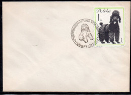 POLAND 1964 II INTERNATIONAL PEDIGREE DOG SHOW CANCEL ON COVER POZNAN DOGS - Chiens