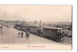CPA 72 Loué La Gare Et Le Train Tramway - Loue