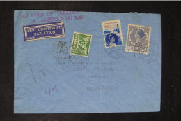 PAYS BAS - Enveloppe Pour Rio De Janeiro Par Avion En 1937 - L 151067 - Cartas & Documentos