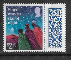 GB 2023 QE Ll CHRISTMAS BARCODE £2.20 - Gebraucht