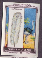 Nestlé - 110B - Plumes D'Oiseaux, Bird Feathers - 8 - Autriche, Ostrich - Nestlé