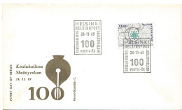 Finland   1969 Centenary Of The School Administration In Finland. MI 664  FDC - Briefe U. Dokumente