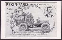 CPA Voiture Automobile Sport Circuit CHINE Pékin Paris Collignon Non Circulé - Autres & Non Classés