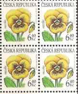 ** 330 Czech Republic - Pansy 2002 - Unused Stamps