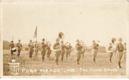 ETATS UNIS #FG55727 MARYLAND FORT MEADE THE TANK BAND REVUE MILITAIRE CARTE PHOTO - Other & Unclassified