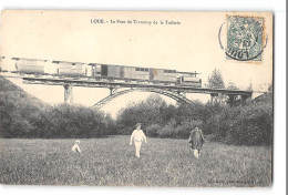 CPA 72 Loué Pont De La Tuilerie Et Le Train Tramway - Loue