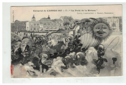 06 CANNES CARNAVAL 1913 LA PERLE DE LA RIVIERA BARROL DESSINATEUR - Cannes