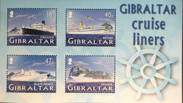 Gibraltar 2005 Cruise Liners Ships Minisheet MNH - Gibraltar