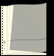 Lindner Beschriftungsblätter Schwarz Format: 296 X 231 Mm, 802018 (100er Pack) Neu ( - Fogli Bianchi