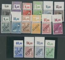 Berlin, 1948, 1-20 P/W OR, Postfrisch - Andere & Zonder Classificatie