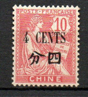 Col24 Colonies Chine  N° 84 Neuf X MH Cote 4,00 € - Unused Stamps