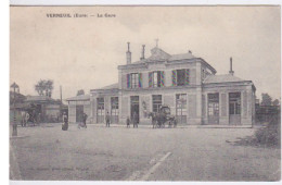 27 - EURE -  VERNEUIL SUR AVRE - LA GARE DU CHEMIN DE FER - Verneuil-sur-Avre