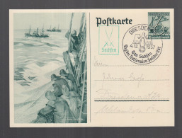 GS AK NS Militaria Propaganda Karte 3.Reich Winterhilfe Hochseefischer SST Dresden / Gau Sachsen (Neu 008 ) - Cartes Postales