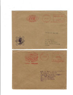 FINLANDE TURKU  2 EMA Rouge Des 16/10/1964 & 15/1/1971 Education   940 - Covers & Documents