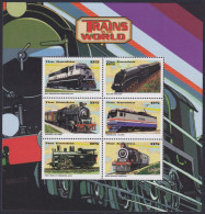 F-EX46657 GAMBIA MNH 1999 RAILROAD FERROCARRIL RAILWAYS TRAIN LOCOMOTIVE.  - Trenes