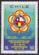 F-EX48276 CHILE MNH 1978 SPORT CONSEJO INTERNACIONAL DE DEPORTE MILITAR.  - Otros & Sin Clasificación