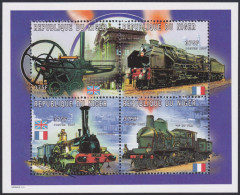 F-EX48305 NIGER MNH 1997 RAILROAD FERROCARRIL RAILWAYS TRAIN LOCOMOTIVE.  - Trenes